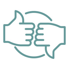 Vector Design Criticism Icon Style