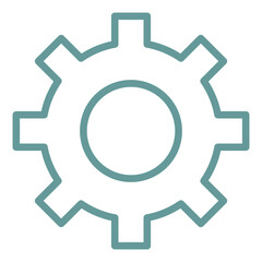 Vector Design Setting Icon Style