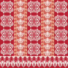 1Classic Traditional Textile Art for Elegant Satin, Silk, Cotton. Luxury Historical Elegant Fabric