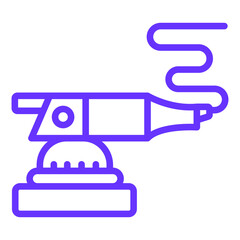 Vector Design Polisher Machine Icon Style