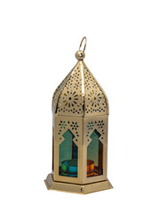 CREATIVE HANDICRAFTS LANTERN. Metallic Decorative Tealight Candle Lantern .
