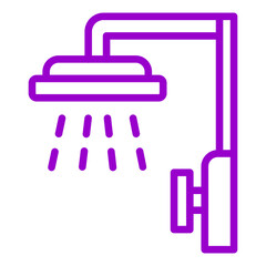 Vector Design Shower Head Icon Style
