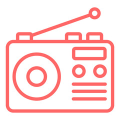 Vector Design Radio Icon Style