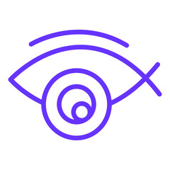 Vector Design Fisheye Camera Icon Style