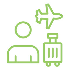 Vector Design Tourist Icon Style