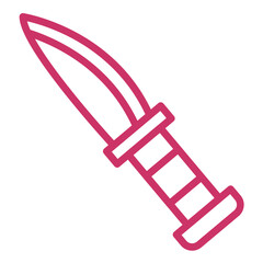 Vector Design Knife Icon Style