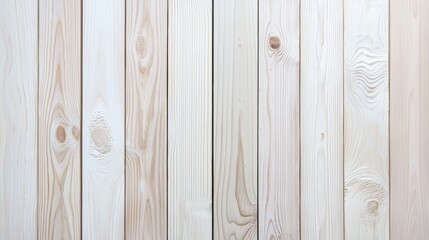 Fototapeta premium Rustic Wooden Wall with White Paint and Natural Grain Detailing