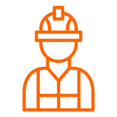 Vector Design Worker Icon Style