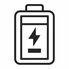 battery isolated on white background