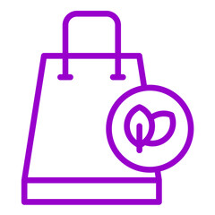 Vector Design Eco Bag Icon Style