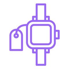 Vector Design Wristwatch Sale Icon Style