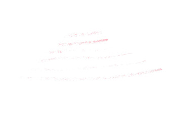 Draw a pink pencil line isolated on a transparent background.