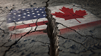 The trade war between the United States and Canada has broken down