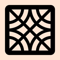 Elegant Geometric Laser Cut Patterns for Decorative Interior Design