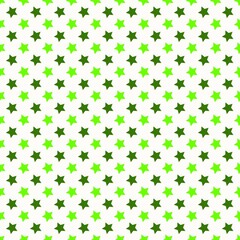 Seamless of Light Green and Dark Green Star Pattern Background