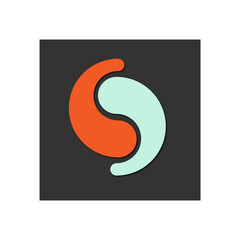 creative modern color full logo design