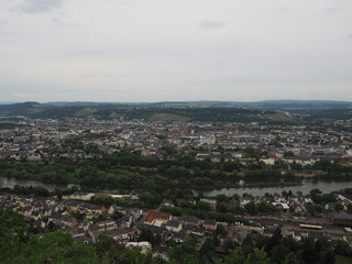 Fototapeta premium Älteste deutsche Stadt Trier von oben