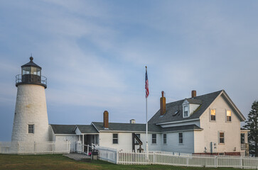 Pemaquid Point Lighthouse, Bristol, Lincoln County, Maine, New England, USA