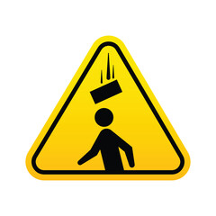  Warning Falling Debris Symbol Sign