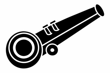 kazoo line art silhouette vector illustration