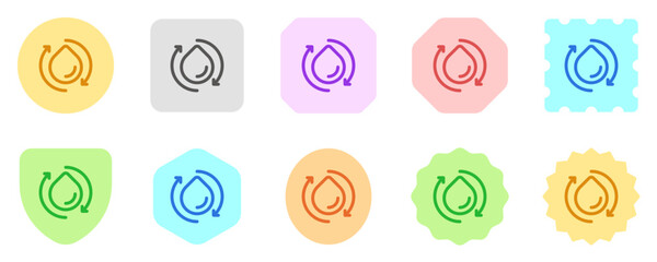 Editable save water, water conservation vector icon. Environment, ecology, eco-friendly. Part of a big icon set family. Perfect for web and app interfaces, presentations, infographics, etc