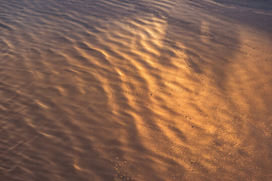 Water in an evaporation pond for salt harvesting by lake Afdera in Afar region, Ethiopia
