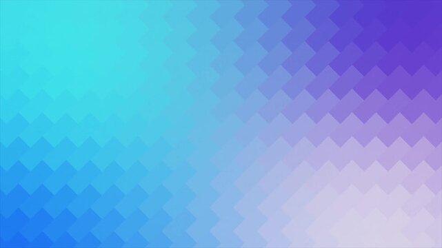 A dynamic pixelated pattern of square shapes with a smooth gradient effect in a seamless loop background