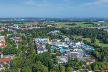 Fototapeta premium Sommer im niederbayerischen Bäderdreieck rund um Bad Füssing am Inn