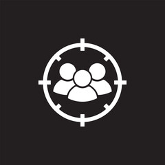target with audience icon