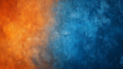 Fototapeta premium blue and orange gradient background design with grainy noise texture effect, web banner design, product design and social media, Banner poster header design.