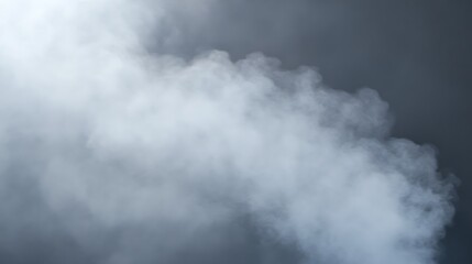 Naklejka premium Abstract Smoke Clouds against Dark Background