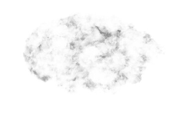 White clouds transparent background for illustration
