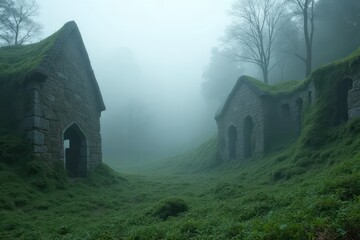 old church in the woods