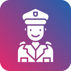 Police Officer icon style