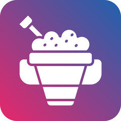 Beach Bucket icon style