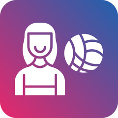 Lady Player icon style