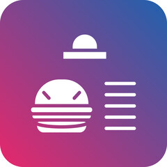 Fototapeta premium Dining Coupons icon style