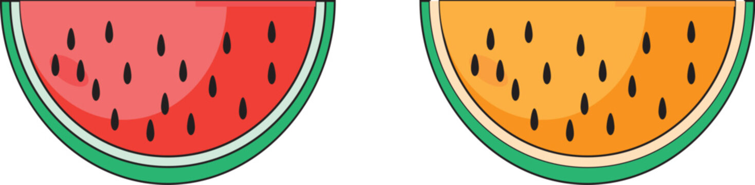set of Watermalon slice