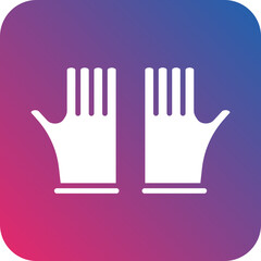Gloves icon style