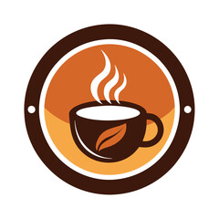 Colorful Hot Drink Logo Vector - Eye-Catching Beverage Design