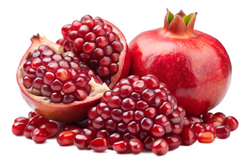 grains pomegranate isolated on transparent background png