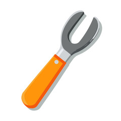 Very Simple flat 2D icon silver peeler collection isolated on a white background, vector, flat design, animation design, simple flat 2D icon, minimalist design, clipart