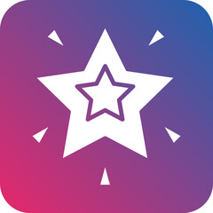 Glowing Star icon style