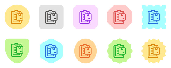 Editable delivery checklist vector icon. Shipping, delivery, e-commerce, transport, logistics. Part of a big icon set family. Perfect for web and app interfaces, presentations, infographics, etc