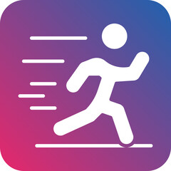 Person Running icon style