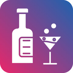 Alcoholic icon style
