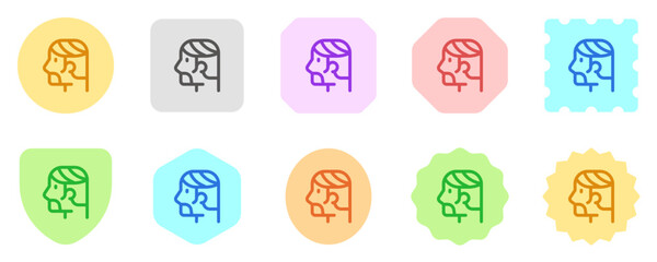 Editable hair style vector icon. Barbershop, lifestyle, grooming. Part of a big icon set family. Perfect for web and app interfaces, presentations, infographics, etc