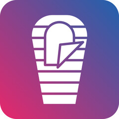 Sleeping Bag icon style