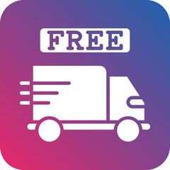 Free Shipping icon style