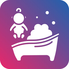 Baby Shower icon style